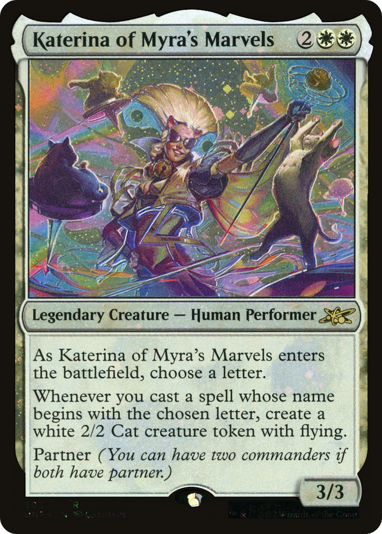 Katerina of Myra's Marvels (Galaxy Foil) [Unfinity]-1