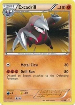 Excadrill (17/30) [Black & White: Trainer Kit - Excadrill]-1
