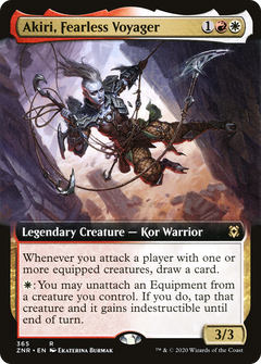 Akiri, Fearless Voyager (Extended Art) [Zendikar Rising]-1
