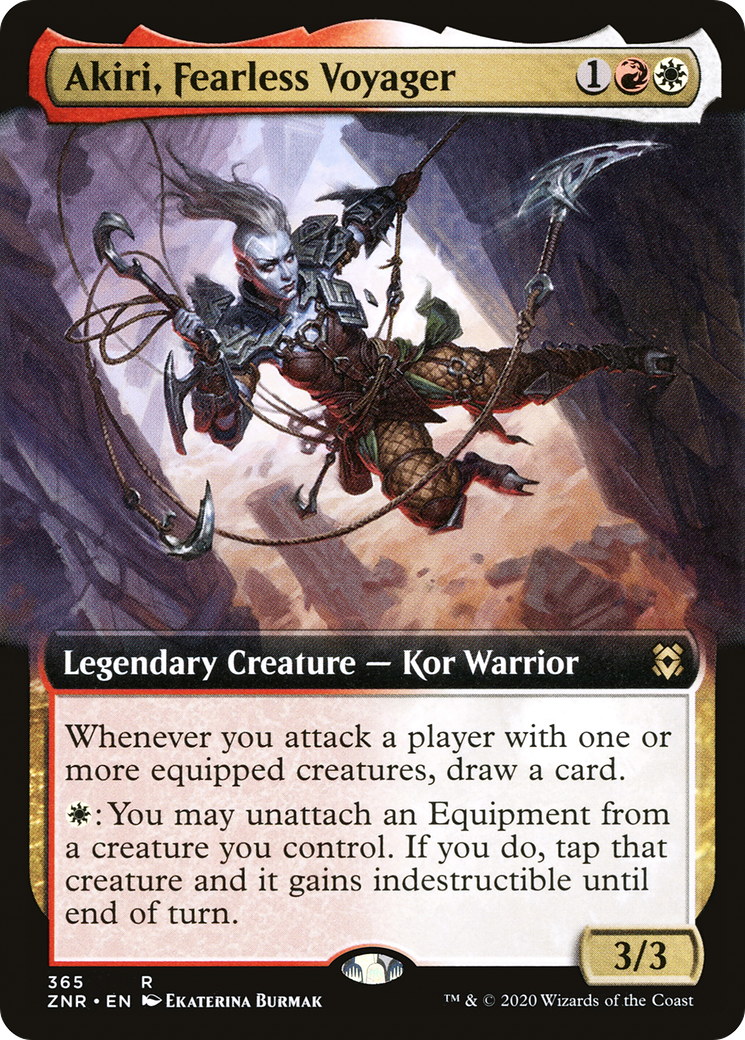 Akiri, Fearless Voyager (Extended Art) [Zendikar Rising]-1