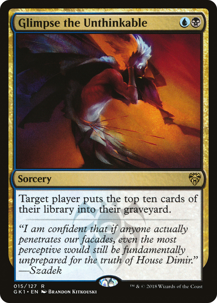 Glimpse the Unthinkable [Guilds of Ravnica Guild Kit]-1