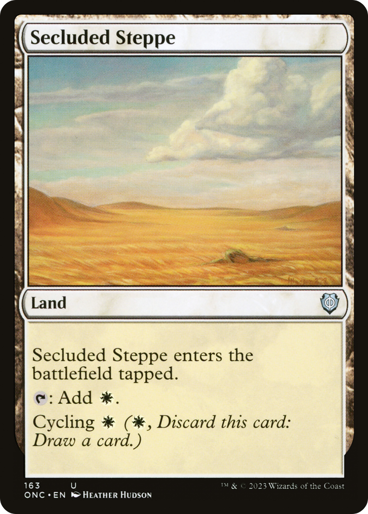 Secluded Steppe [Phyrexia: All Will Be One Commander]-1