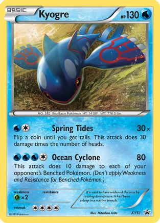 Kyogre (XY51) [XY: Black Star Promos]-1
