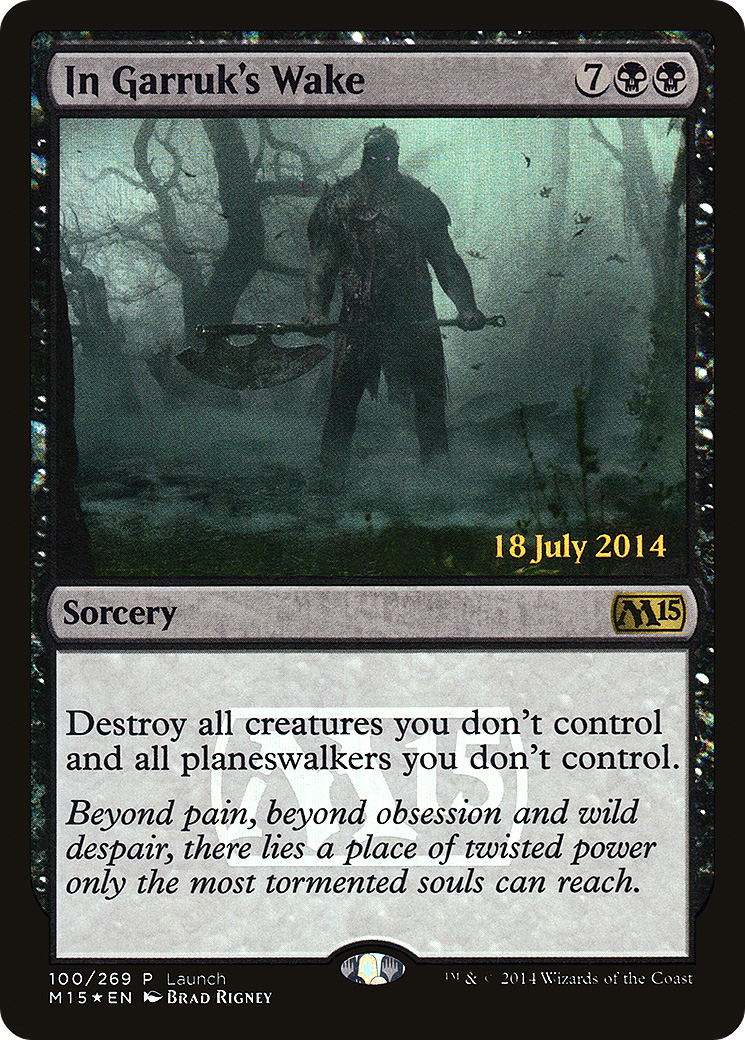 In Garruk's Wake [Magic 2015 Prerelease Promos]-1