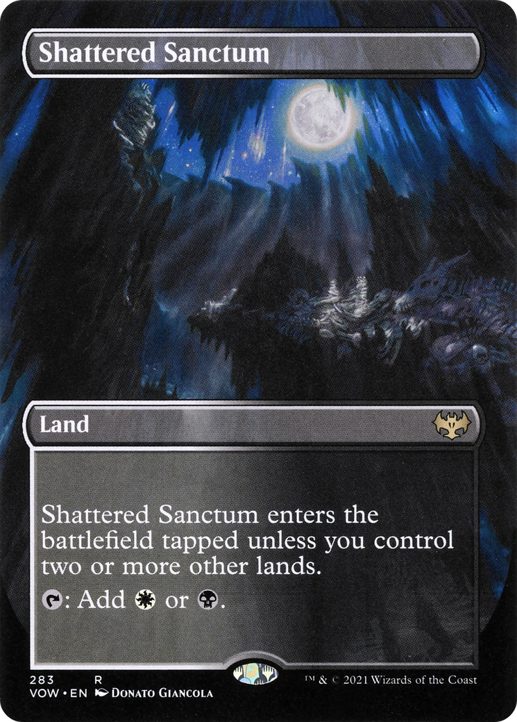 Shattered Sanctum (Borderless Alternate Art) [Innistrad: Crimson Vow]-1