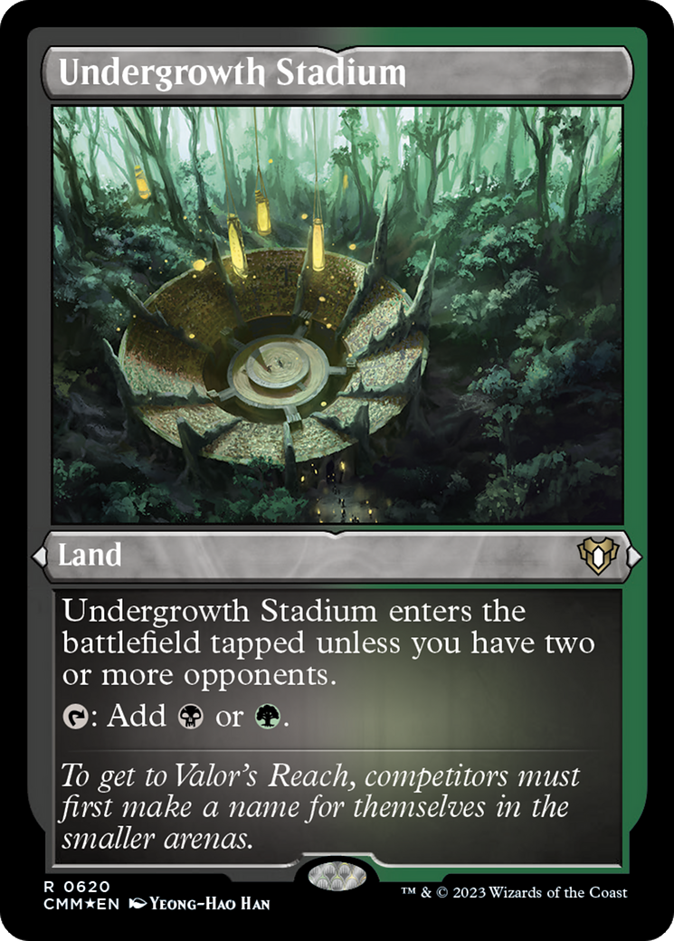 Undergrowth Stadium (CMM-620) - Commander Masters Etched Foil-1