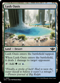 Lush Oasis [Outlaws of Thunder Junction]-1