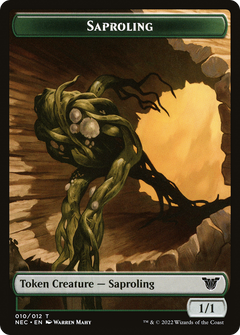 Saproling (TNEC-010) - Neon Dynasty Commander Tokens Foil-1