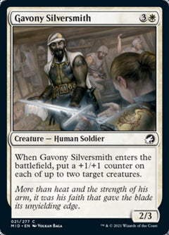 Gavony Silversmith [Innistrad: Midnight Hunt]-1