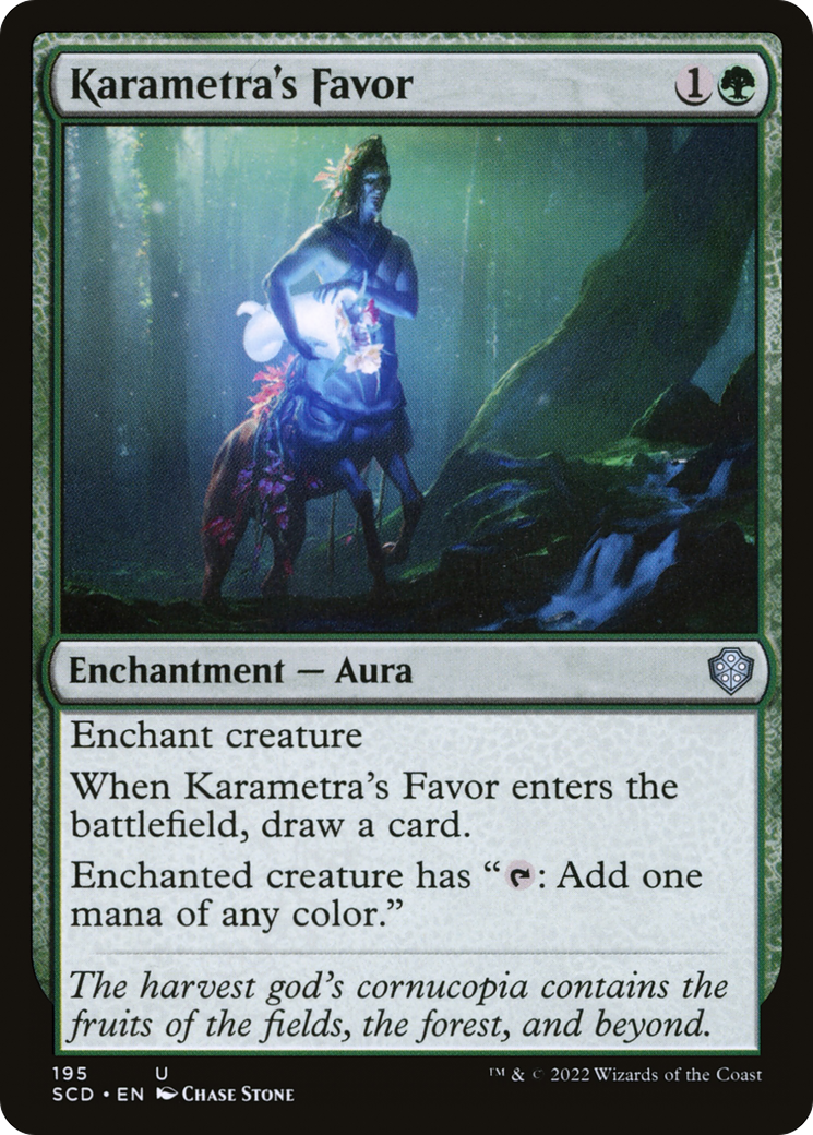 Karametra's Favor [Starter Commander Decks]-1