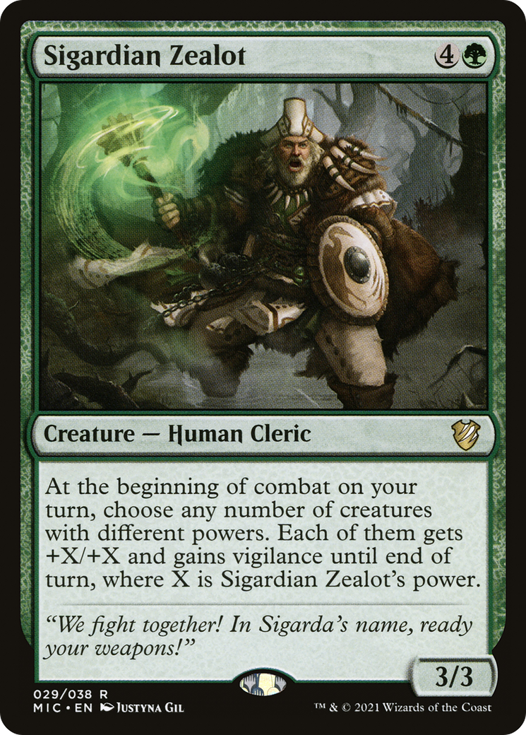 Sigardian Zealot [Innistrad: Midnight Hunt Commander]-1