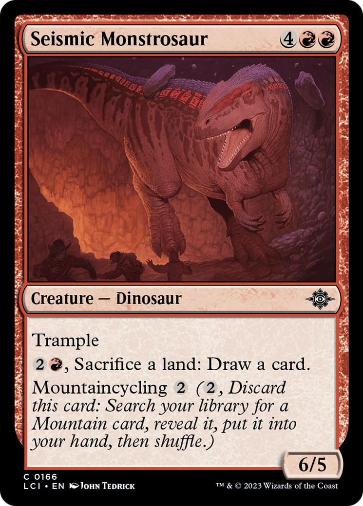 Seismic Monstrosaur [The Lost Caverns of Ixalan]-1