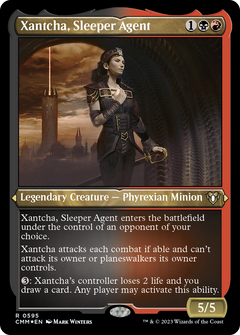 Xantcha, Sleeper Agent (CMM-595) - Commander Masters Etched Foil-1
