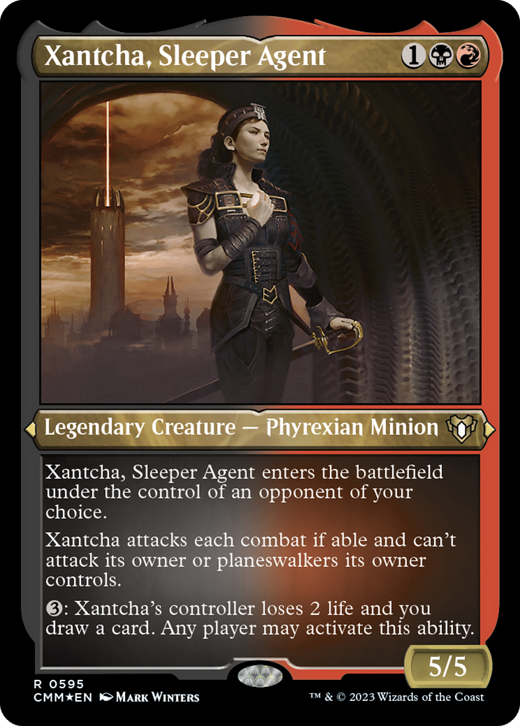 Xantcha, Sleeper Agent (CMM-595) - Commander Masters Etched Foil-1