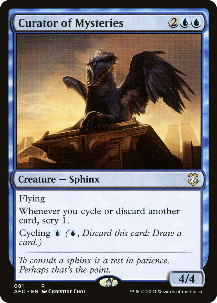 Curator of Mysteries [Dungeons & Dragons: Adventures in the Forgotten Realms Commander]-1