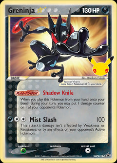 Greninja Star (SWSH144) (Celebrations) [Sword & Shield: Black Star Promos]-1