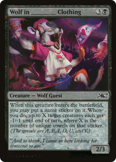 Wolf in _______ Clothing (Galaxy Foil) (UNF-381) - Unfinity Foil-1