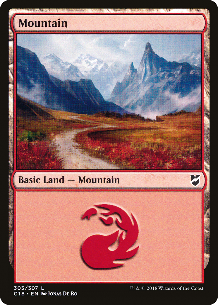 Mountain (303) [Commander 2018]-1
