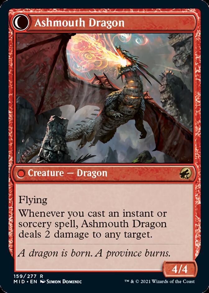 Smoldering Egg // Ashmouth Dragon [Innistrad: Midnight Hunt]-2