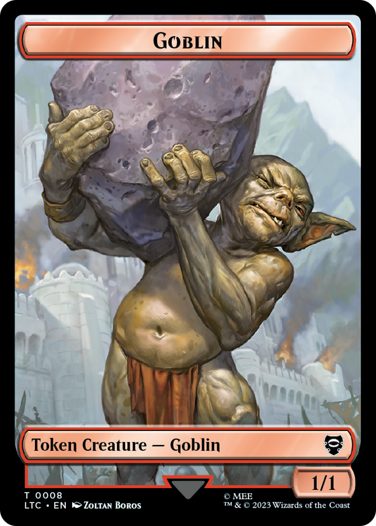 Goblin (TLTC-008) - Tales of Middle-earth Commander Tokens-1