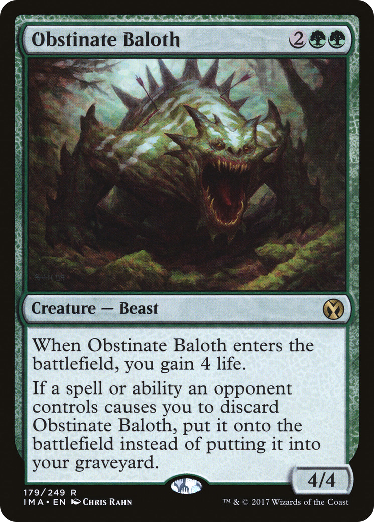 Obstinate Baloth [Iconic Masters]-1