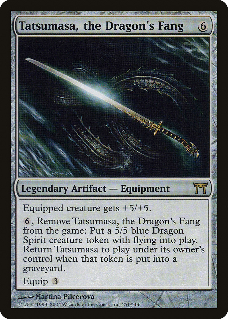 Tatsumasa, the Dragon's Fang [Champions of Kamigawa]-1