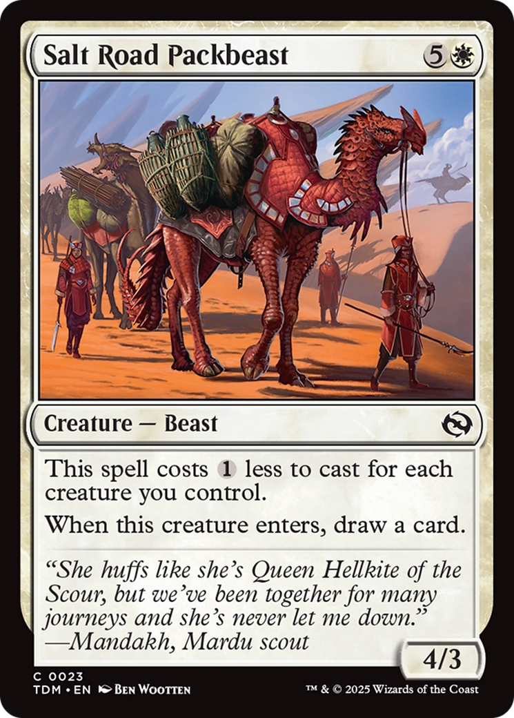 Salt Road Packbeast [Tarkir: Dragonstorm]-1
