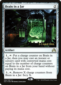 Brain in a Jar [Shadows over Innistrad Prerelease Promos]-1