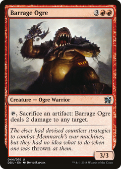 Barrage Ogre [Duel Decks: Elves vs. Inventors]-1