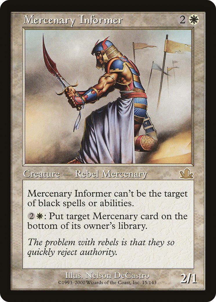 Mercenary Informer [Prophecy]-1