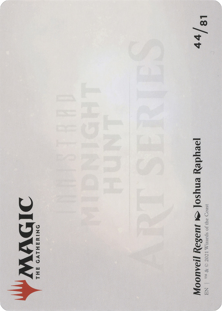Moonveil Regent // Moonveil Regent (AMID-044) - Midnight Hunt Art Series (Borderless)-2