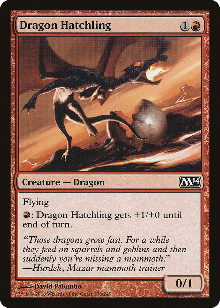 Dragon Hatchling [Magic 2014]-1