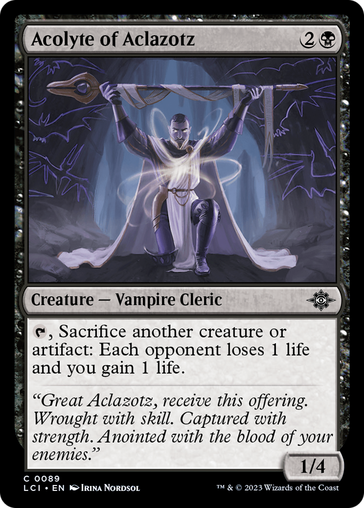 Acolyte of Aclazotz [The Lost Caverns of Ixalan]-1