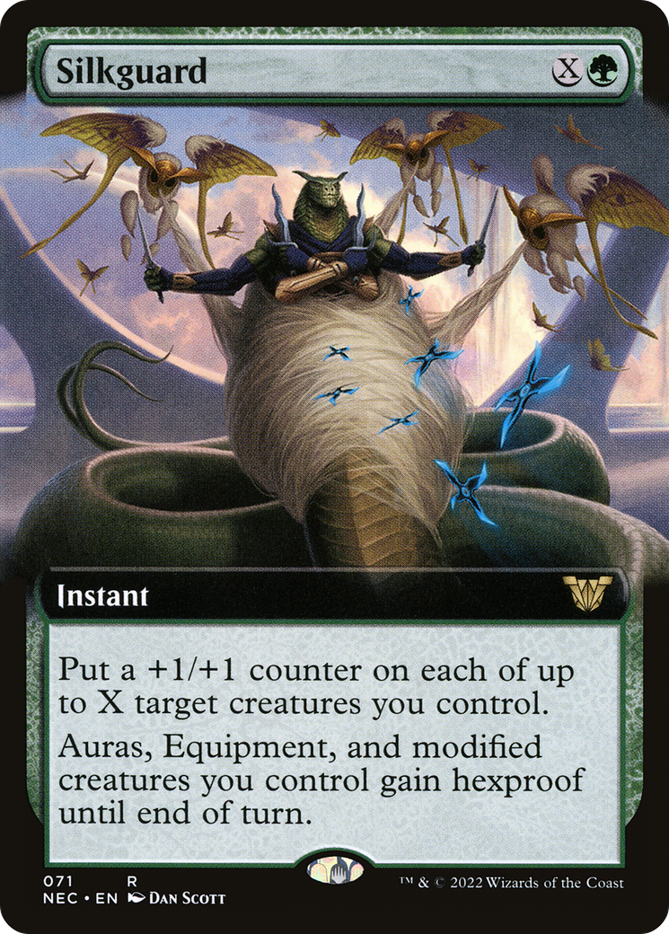 Silkguard (Extended Art) [Kamigawa: Neon Dynasty Commander]-1