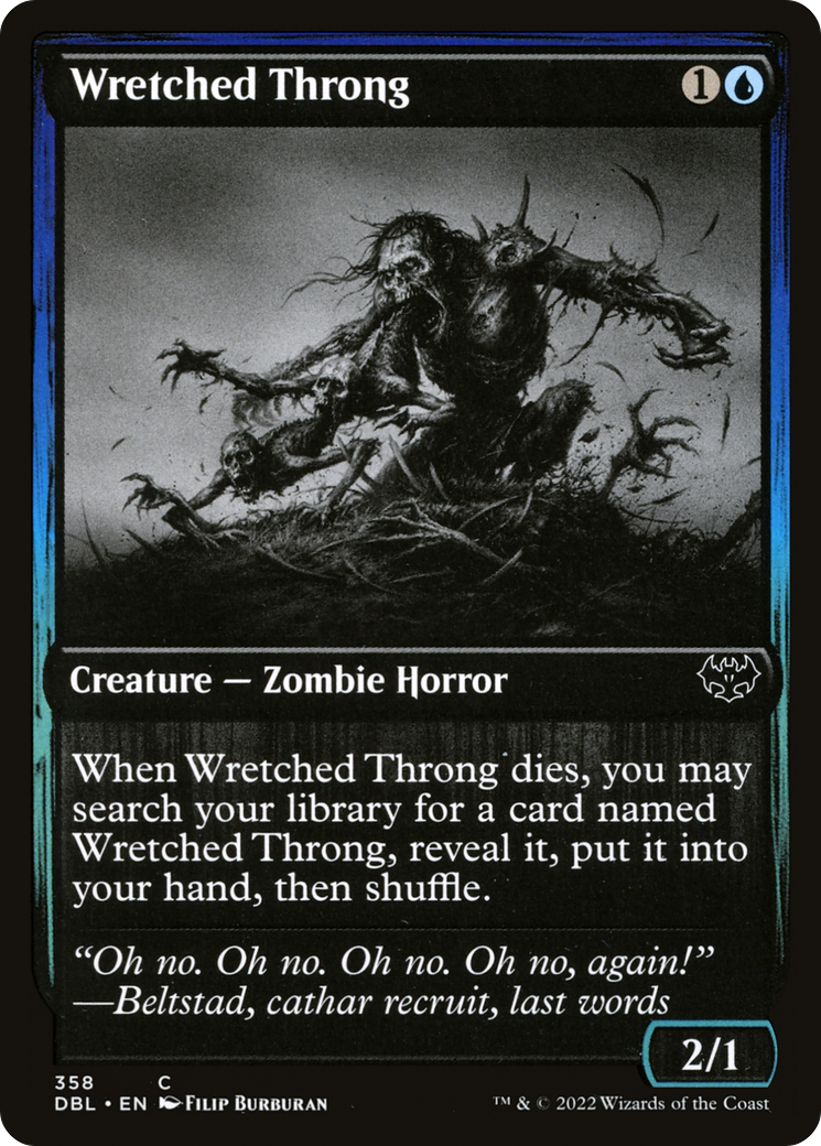 Wretched Throng (DBL-358) - Innistrad: Double Feature-1