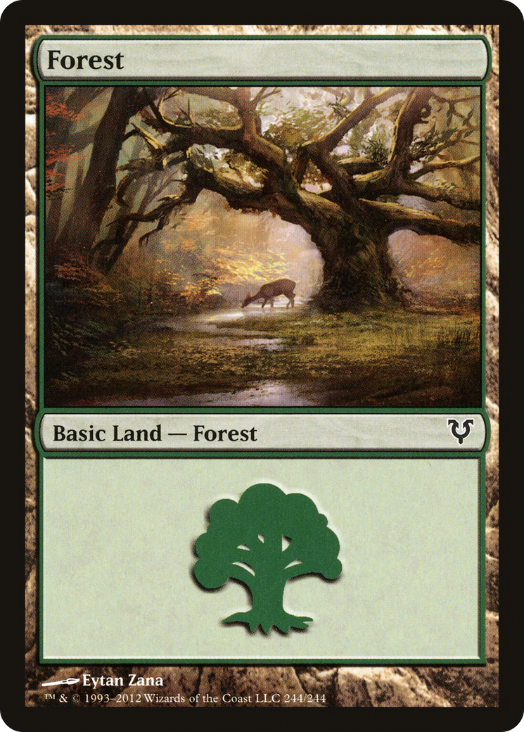 Forest (244) [Avacyn Restored]-1