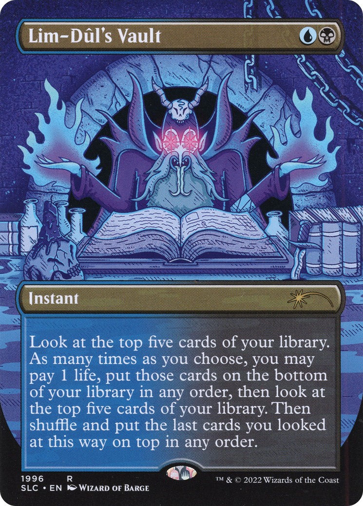 Lim-Dul's Vault (Borderless) [Secret Lair Countdown Kit]-1