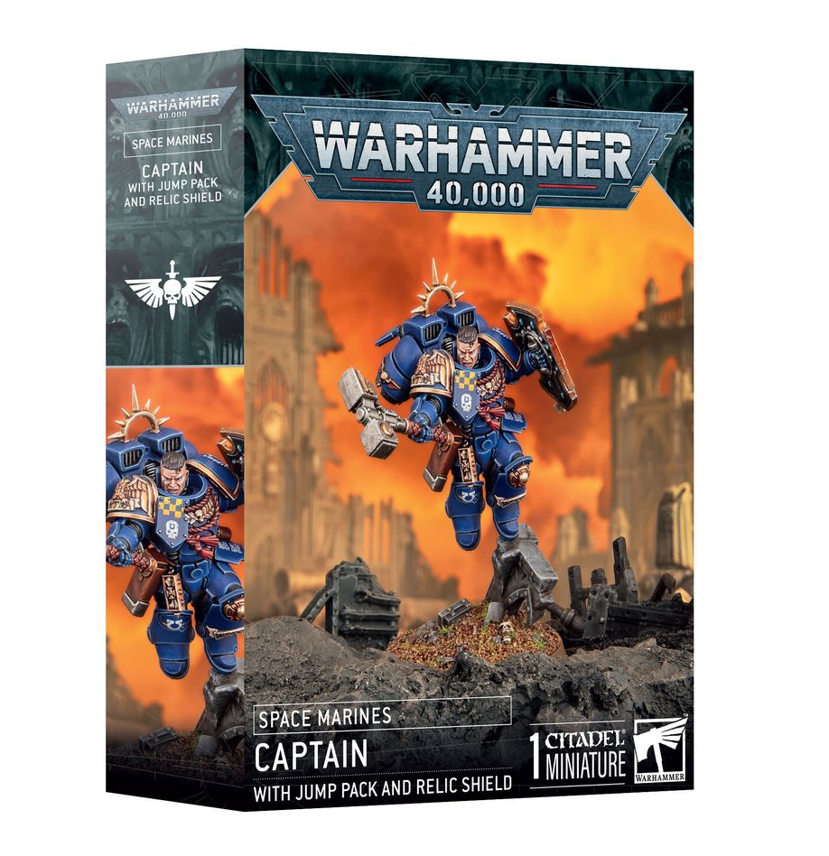 Space Marine: Captain With Jump Pack & Relic Shield