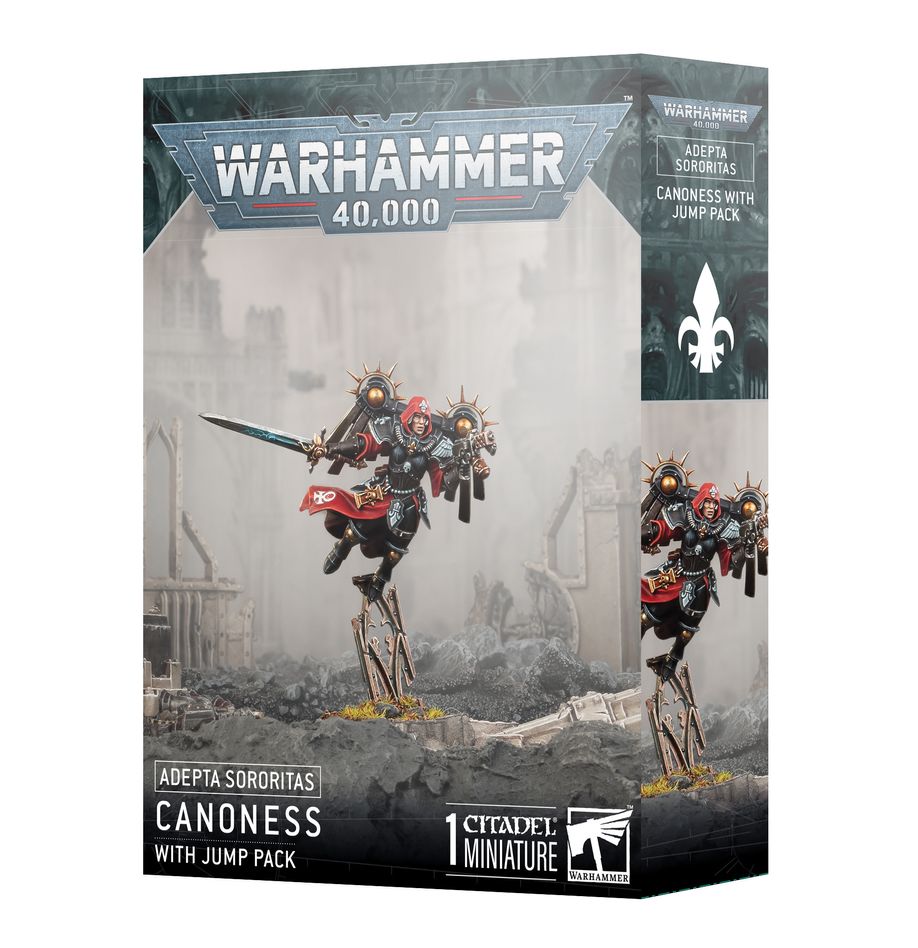 Adepta Sororitas: Canoness with Jump Pack-1