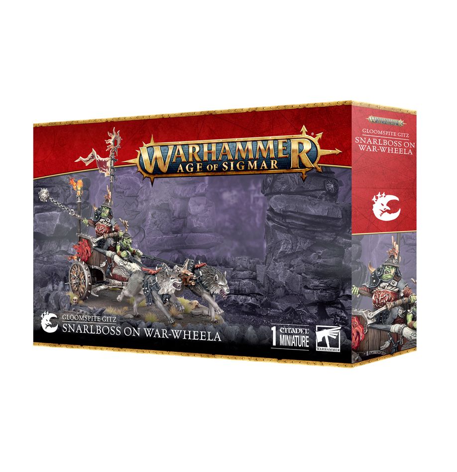 Gloomspite Gitz: Snarlboss On War-Wheela-1