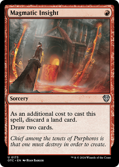 Magmatic Insight [Outlaws of Thunder Junction Commander]-1