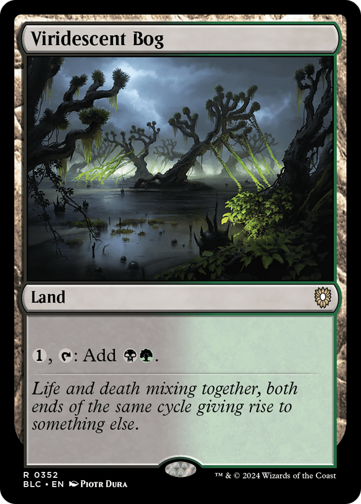 Viridescent Bog (BLC-352) - Bloomburrow Commander-1