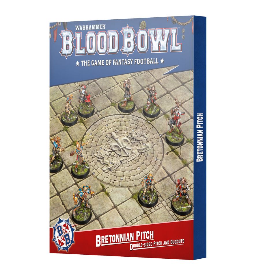 Blood Bowl: Bretonnian Team Pitch & Dugouts-1