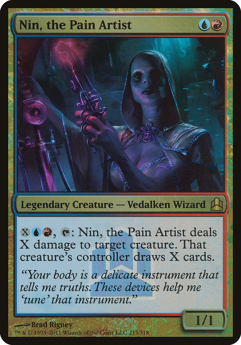 Nin, the Pain Artist (Launch) (Oversized) [Commander 2011 Oversized]-1