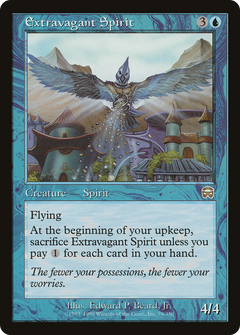 Extravagant Spirit [Mercadian Masques]-1