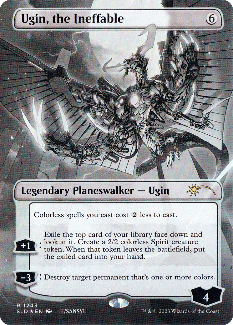 Ugin, the Ineffable (Borderless) (SLD-1243) - Secret Lair Drop (Borderless) Foil-1