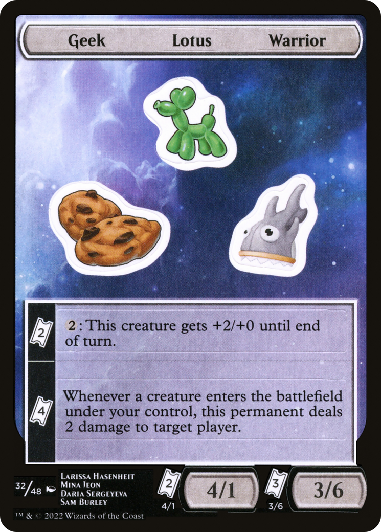 Geek Lotus Warrior [Unfinity Stickers]-1