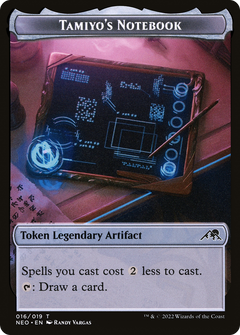 Tamiyo's Notebook Token [Kamigawa: Neon Dynasty Tokens]-1