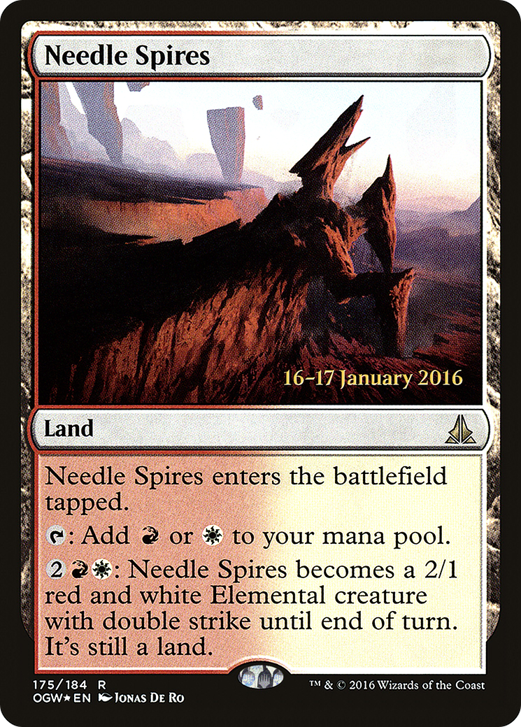Needle Spires [Oath of the Gatewatch Prerelease Promos]-1