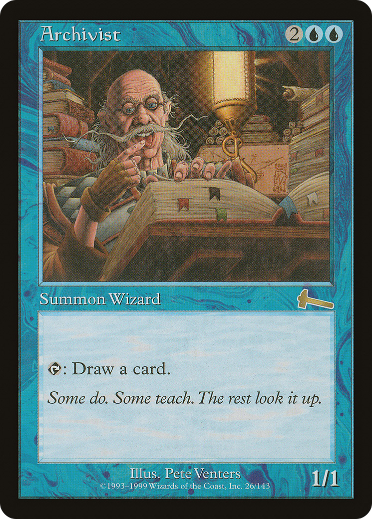 Archivist [Urza's Legacy]-1